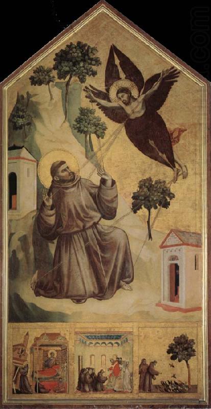 Assisi Saint - Francois accept the stigma, GIOTTO di Bondone